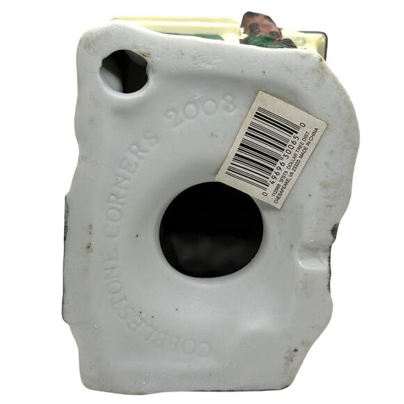 Cobblestone Corners 2003 Victorian Two-Story House Christmas Village Building - Picture 6 of 9